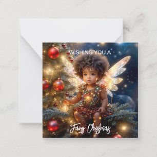 Fairy Christmas Magical Card