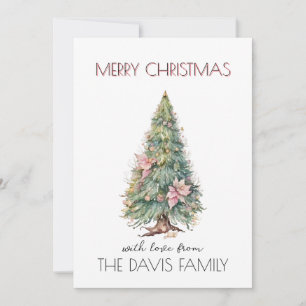 Fairy Christmas Tree Christmas Card