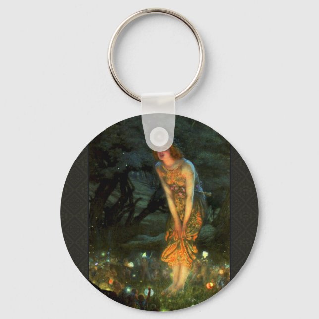 Fairy Circle Fairies Midsummer Eve Key Ring (Front)