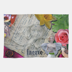 Fairy Collage, Kitchen Towel, Tea Towel