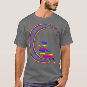 FAIRY CRECENT LUNAR MOON ART LOVE YOU TO THE MOON T-Shirt