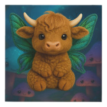 Fairy Critters™ Fairy Highland Calf