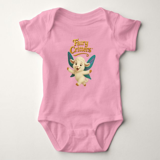 Fairy Critters™ Fairy Lamb Baby Bodysuit (Front)