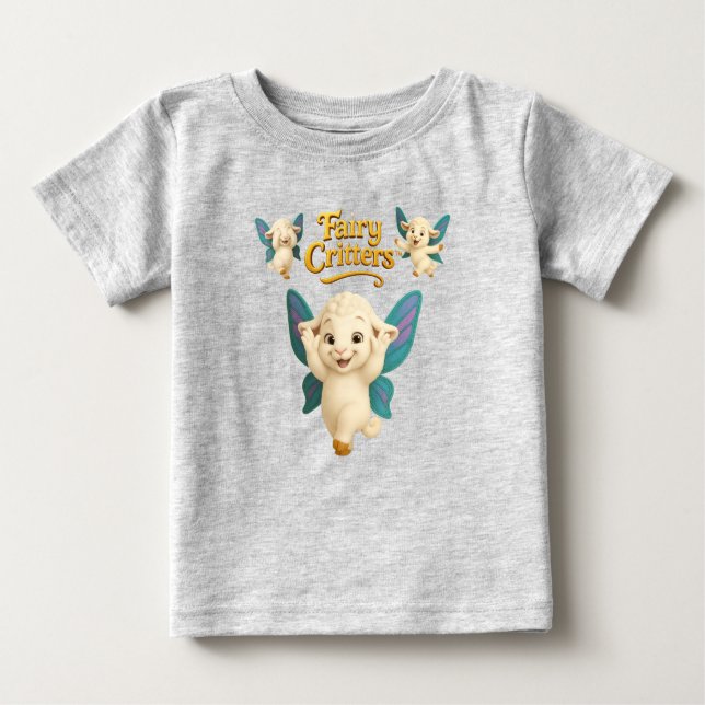 Fairy Critters™ Fairy Lamb Baby T-Shirt (Front)