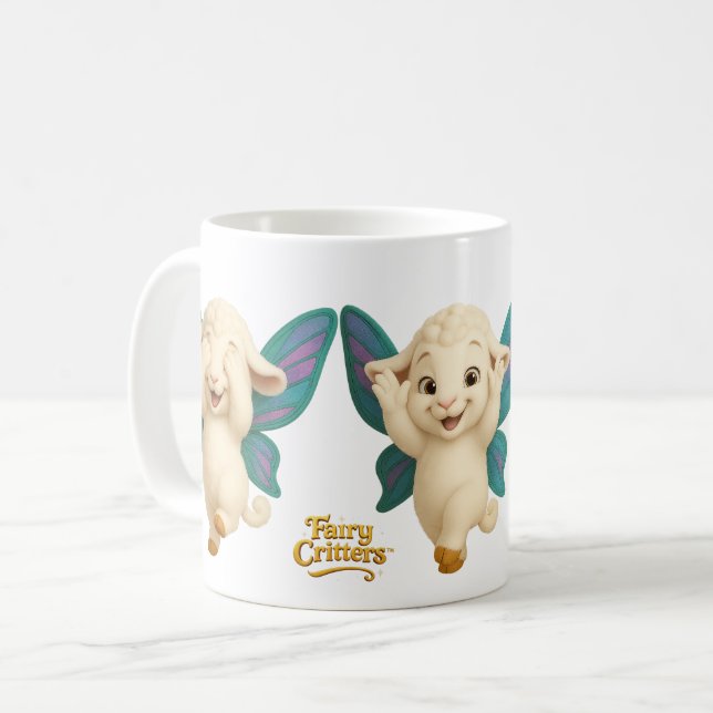 Fairy Critters™ Fairy Lamb Coffee Mug (Front Left)