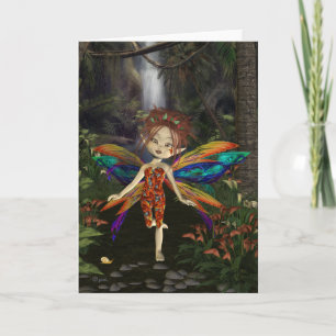 Fairy Dahlia - Greeting Card