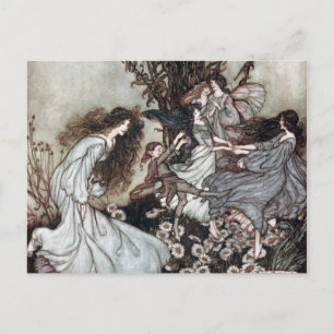 Fairy dance postcard