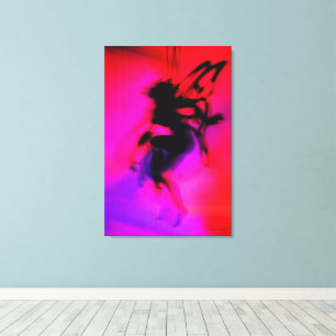Fairy Dancing in Pink Canvas Print