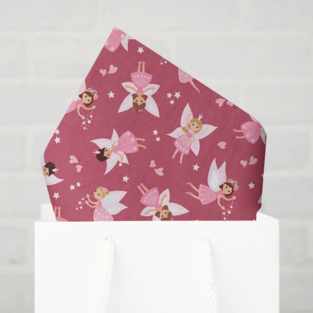 Fairy Decoupage Paper, Pixie Magical Tissue Paper (Gift Bag)
