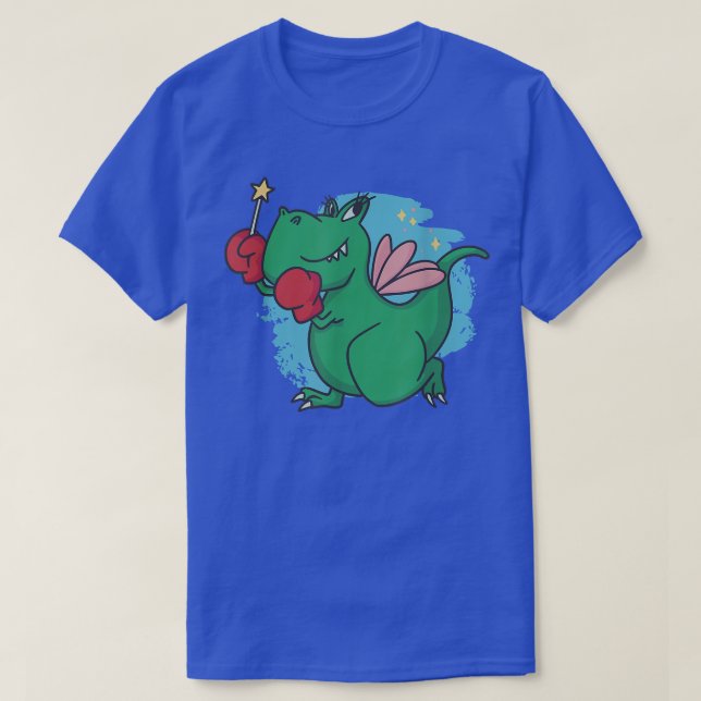 Fairy Dinosaur girl  T-Shirt (Design Front)