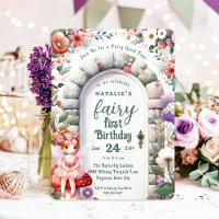 Fairy Doorway Red Hair Fairy First Birthday Party