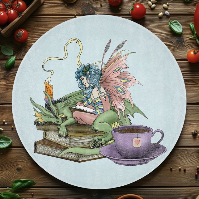 Fairy Dragon Books Tea Friendship  Cutting Board (Creator Uploaded)