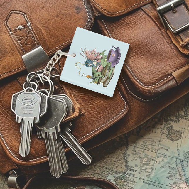 Fairy Dragon Books Tea Friendship  Key Ring (Creator Uploaded)