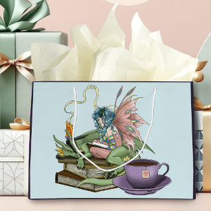 Fairy Dragon Books Tea Friendship Large Gift Bag