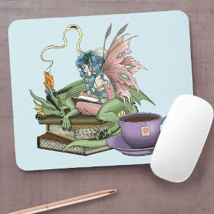 Fairy Dragon Books Tea Friendship Mouse Pad