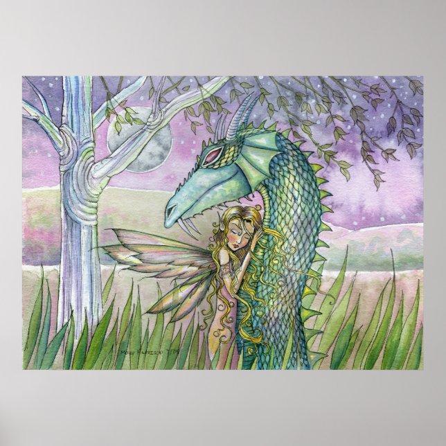 Fairy Dragon Poster by Molly Harrison (Front)