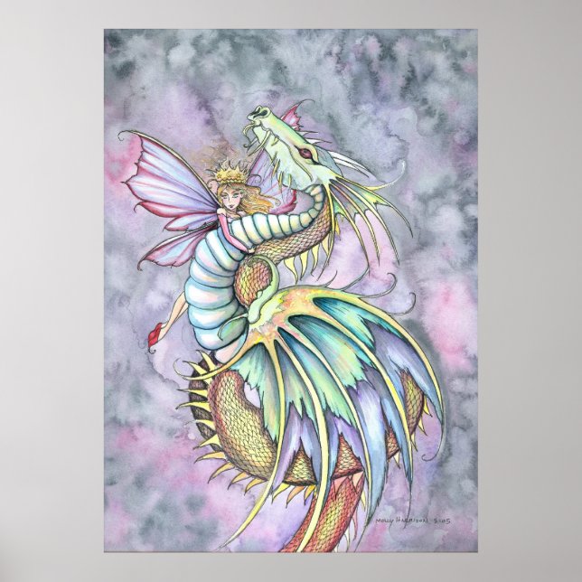 Fairy Dragon Poster Print by Molly Harrison (Front)