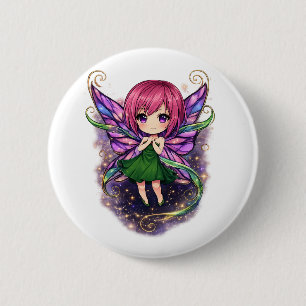 Fairy dream 6 cm round badge