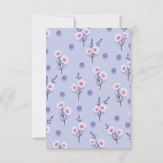 Fairy Dust Daisies Thank You Card (Front)