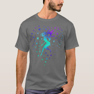 Fairy Dust Heart Stars Love Fairies Vintage Fae Fa T-Shirt