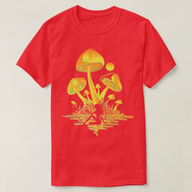 Fairy Dust Mushrooms Fairycore Goblincore Love Fae T-Shirt (Design Front)