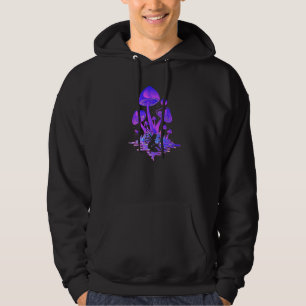 Fairy Dust Mushrooms Rose Fairycore Goblincore Fae Hoodie