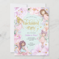 Fairy enchanted flower garden, Girl birthday