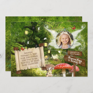 Fairy Enchanted Forest Party Invitation