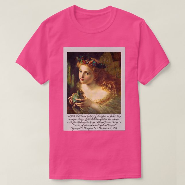Fairy Faerie Art T-Shirt (Design Front)