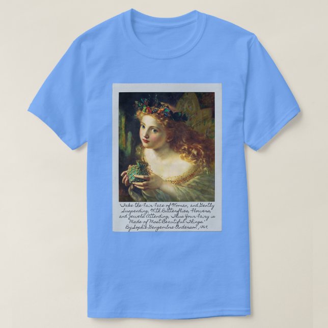 Fairy Faerie ArtT-Shirt T-Shirt (Design Front)