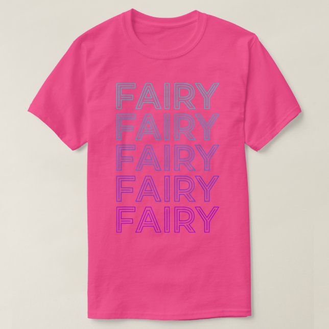 Fairy Fairycore Retro  T-Shirt (Design Front)