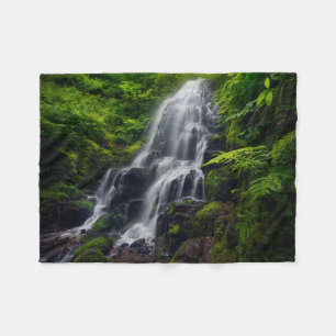 Fairy Falls Colombia River Gorge Oregon. Fleece Blanket