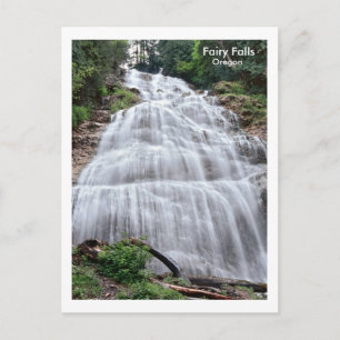 Fairy Falls, Oregon Postcard