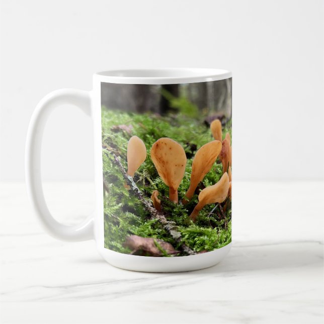 Fairy Fan Mushrooms - 15 oz. Mug (Left)