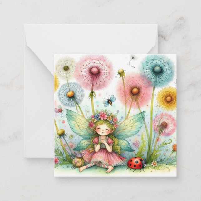 Fairy Fantasy Note Card (Front)