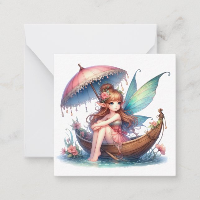 Fairy Fantasy Note Card (Front)