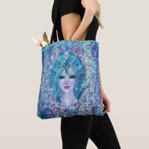 Fairy fantasy party sparkle tote bag