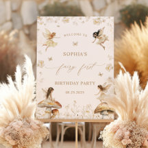 Fairy First Birthday Boho Welcome