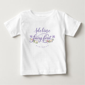 Fairy First Birthday Girl Baby T-Shirt