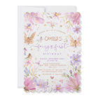 Fairy First Birthday Girl Invitation