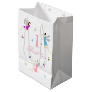 Fairy First Birthday Medium Gift Bag