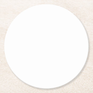 Fairy First Birthday Round Paper Coaster