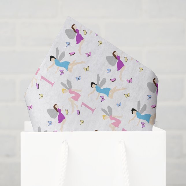 Fairy First Birthday Tissue Paper (Gift Bag)