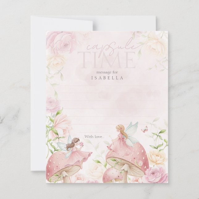 Fairy First Birthday Woodland Time Capsule (Front)