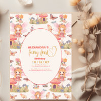 Fairy First Enchanted Woodland 1st Birthday