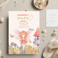 Fairy First Enchanted Woodland 1st Birthday