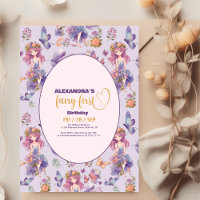 Fairy First Enchanted Woodland 1st Birthday