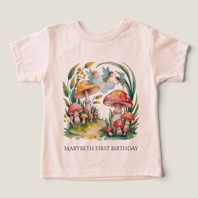 Fairy First Girl Birthday Party (Design Front)