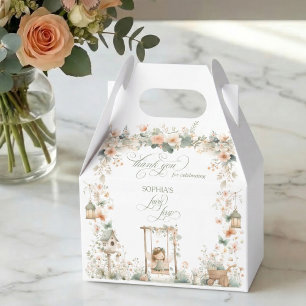 Fairy First Girl's Birthday Party Favour Box