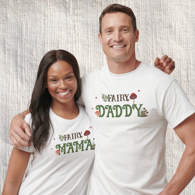 Fairy First Parents Dad Birthday T-Shirt (Creator Uploaded)